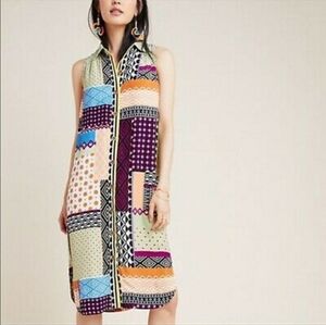 Anthropologie everyway sleeveless shirt dress. 6/8